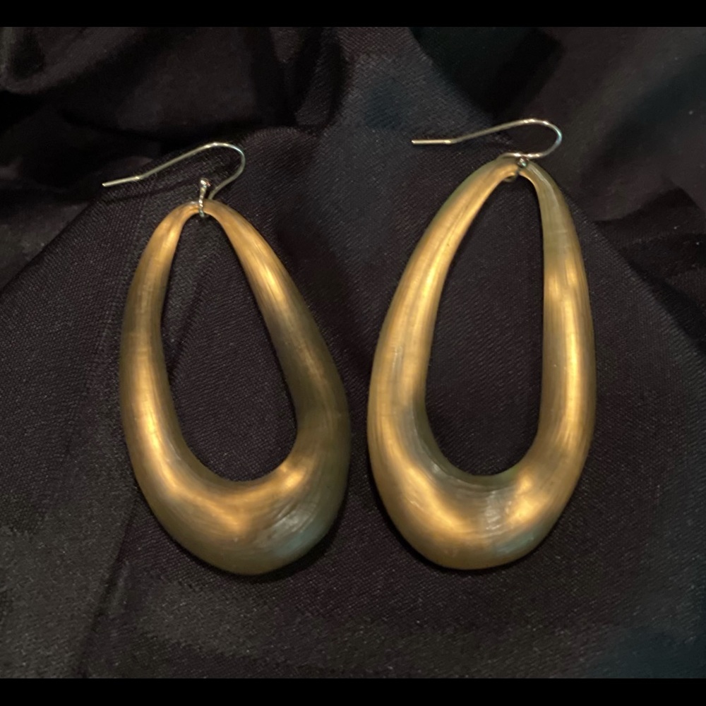 Alexis Bittar wire hoop earrings